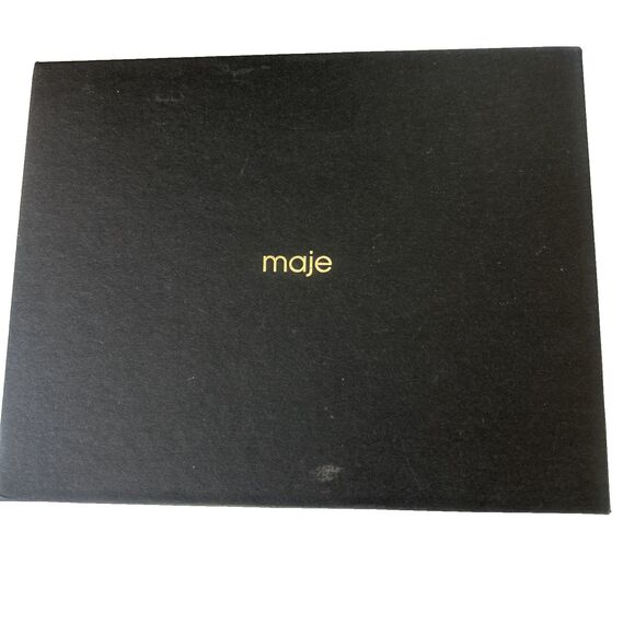 Maje Pink Crocodile Embossed Design Leather Zip Up Coin Wallet/Pouch NEW - Picture 8 of 8